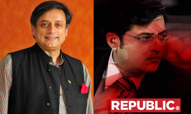 Delhi Court Orders FIR Against Republic TV, Arnab on Tharoors Complaint [Read Order]