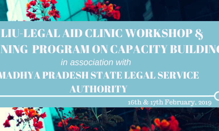 NLIU Bhopal To Hold Legal Aid Workshop And Training Program [16-17 Feb]