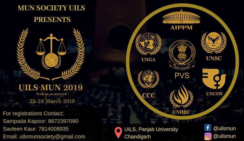 UILS To Host UILSMUN-19 [23-24 Mar; Chandigarh]