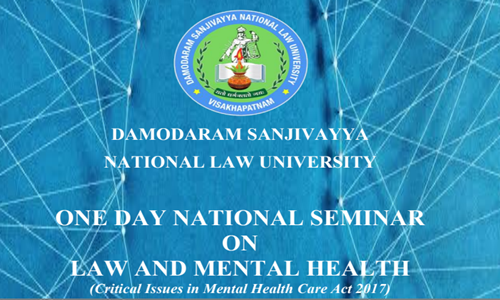 DSNLUs National Seminar On Mental Health [7 Mar]