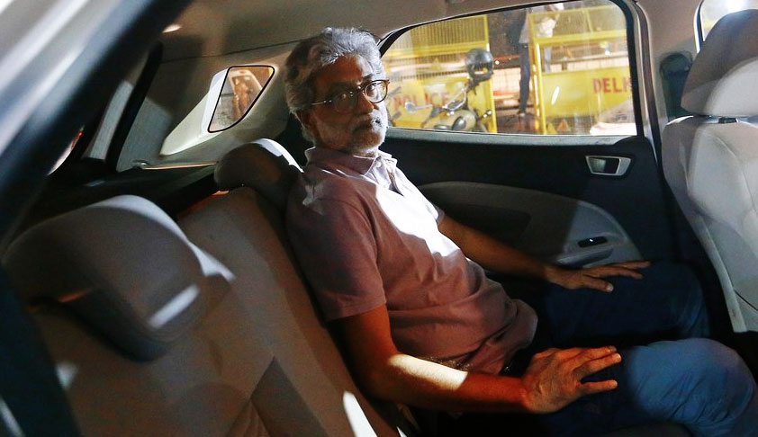 Bhima Koregaon: Supreme Court Issues Notice On Gautam Navlakhas Plea Against Bombay High Court Judgment Denying Him Default Bail
