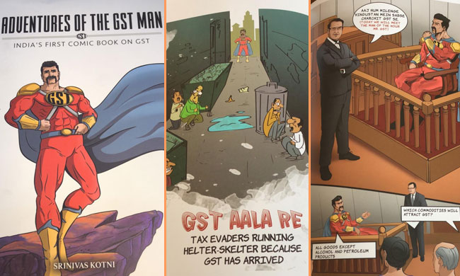 Adventures Of The GST Man Indias First Comic Book On GST - Review Adventures Of The GST Man Indias First Comic Book On GST - Review