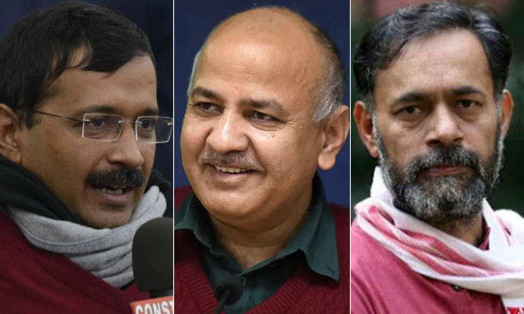 Delhi Court Stays Non-bailable Warrants Against Kejriwal, Sisodia And Yogendra Yadav Delhi Court Stays Non-bailable Warrants Against Kejriwal, Sisodia And Yogendra Yadav