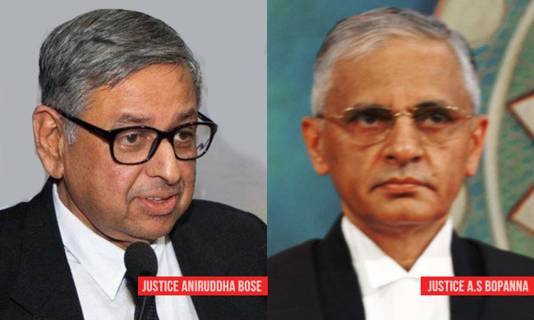 Breaking: SC Collegium Reiterates The Proposal For Elevation Of Justices Aniruddha Bose And AS Bopanna To SC
