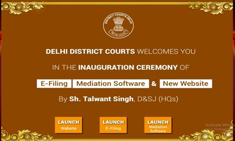 Now District Court In Delhi Launches E-Filing For Arbitration Matters, Test Run On Now District Court In Delhi Launches E-Filing For Arbitration Matters, Test Run On