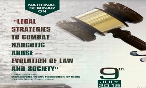 DYFI To Organise Seminar On Combating Narcotic Abuse [9th July; Ernakulum]