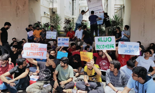 We Want a Dignified Life on Campus: NLUO Students Go On Indefinite Strike