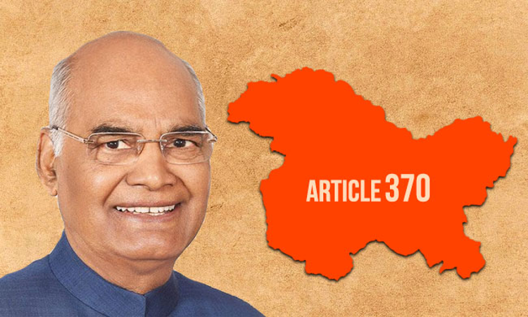 President Promulgates Constitution (Application to Jammu & Kashmir) Order, 2019 [Read Order]