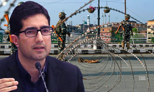 Habeas Petition Seeking Release Of Shah Faesal Withdrawn From Delhi HC Habeas Petition Seeking Release Of Shah Faesal Withdrawn From Delhi HC
