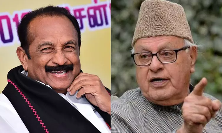 Breaking : SC Issues Notice On Vaikos Habeas Plea For Release Of Farooq Abdullah