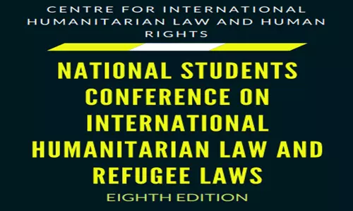 Call For Papers: Conference On International Humanitarian And Refugee Laws At Nirma University, Ahmedabad Call For Papers: Conference On International Humanitarian And Refugee Laws At Nirma University, Ahmedabad