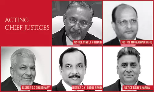 Acting Chief Justices Appointed In Five High Courts [Read Notifications]
