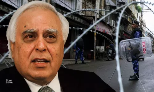 Kashmir : Why Block Internet As A Whole To Control Social Media, Asks Sibal