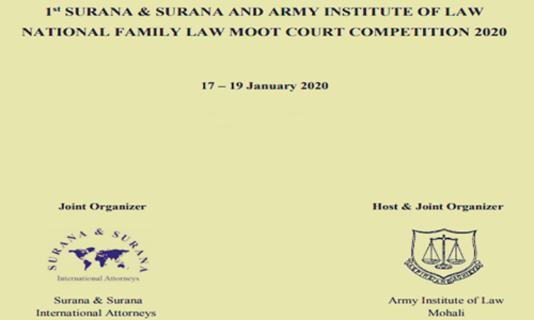 1st Surana and Surana & Army Institute Of Laws Family Law Moot Court Competition