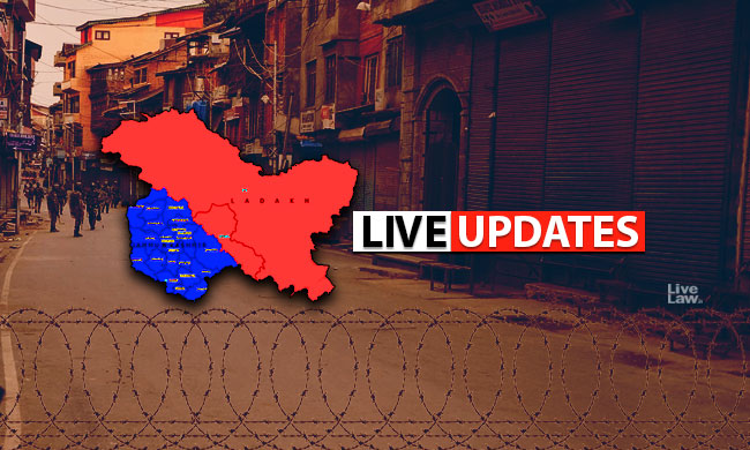 [Live Updates] : SC Hearing Of Kashmir Petitions