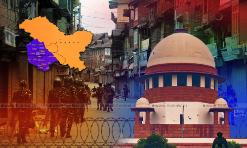 Kashmir Lockdown : SC Criticizes Centre For Not Producing Orders Imposing Curbs & Internet Shutdown Kashmir Lockdown : SC Criticizes Centre For Not Producing Orders Imposing Curbs & Internet Shutdown