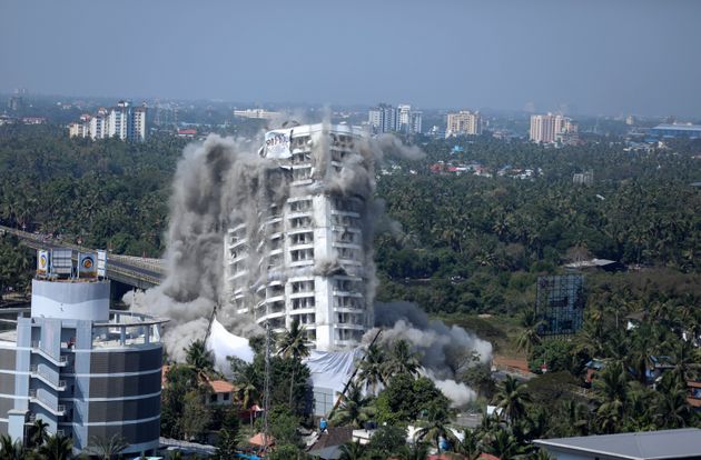 All Four Maradu Flats Demolished In Execution Of SC Direction