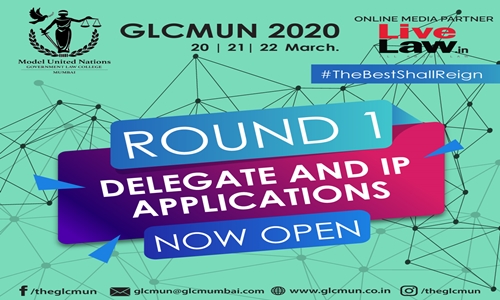 Applications Invited For Round 1 Of Delegate And IP Applications Of GLCMUN20