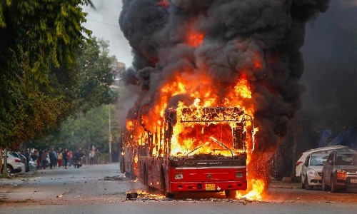 Not Much Evidence For Involvement In Violence : Delhi HC Grants Bail To Person Arrested Over Bus Burning During CAA Protests [Read Order]