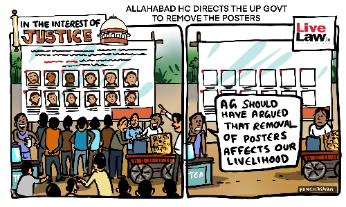 [CARTOON]: Allahabad HC Orders Removal Of Name And Shame Banners