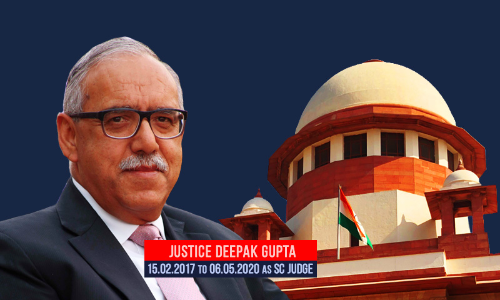 Justice Deepak Gupta, Who Spoke Against Misuse Of Sedition Law And Majoritarianism, Demits Office
