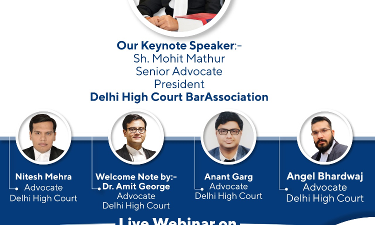 Mohit Mathur, President DHCBA To Address In Webinar On Appeals And Revisions In Criminal Law (9th May)