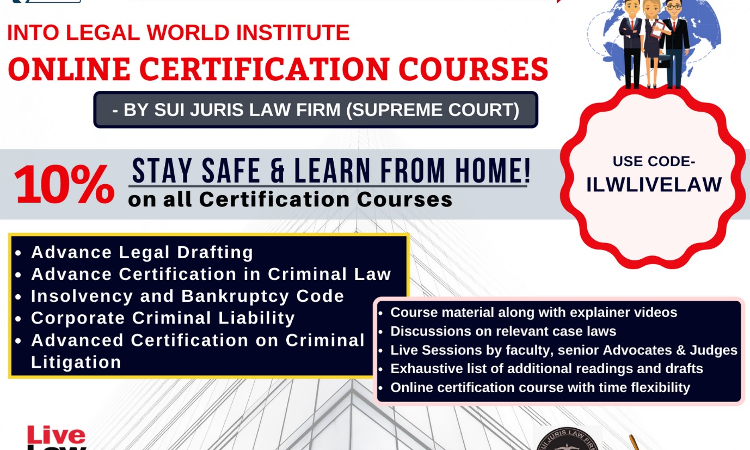 Certification Course On Constitutional Law And Human Rights By Into Legal World With Sui Juris Law Firm Certification Course On Constitutional Law And Human Rights By Into Legal World With Sui Juris Law Firm