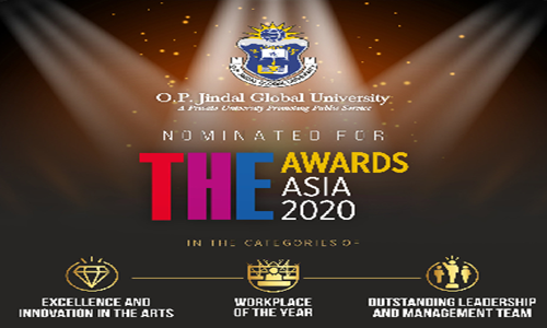 JGU Shortlisted For Times Higher Education Asia Awards 2020