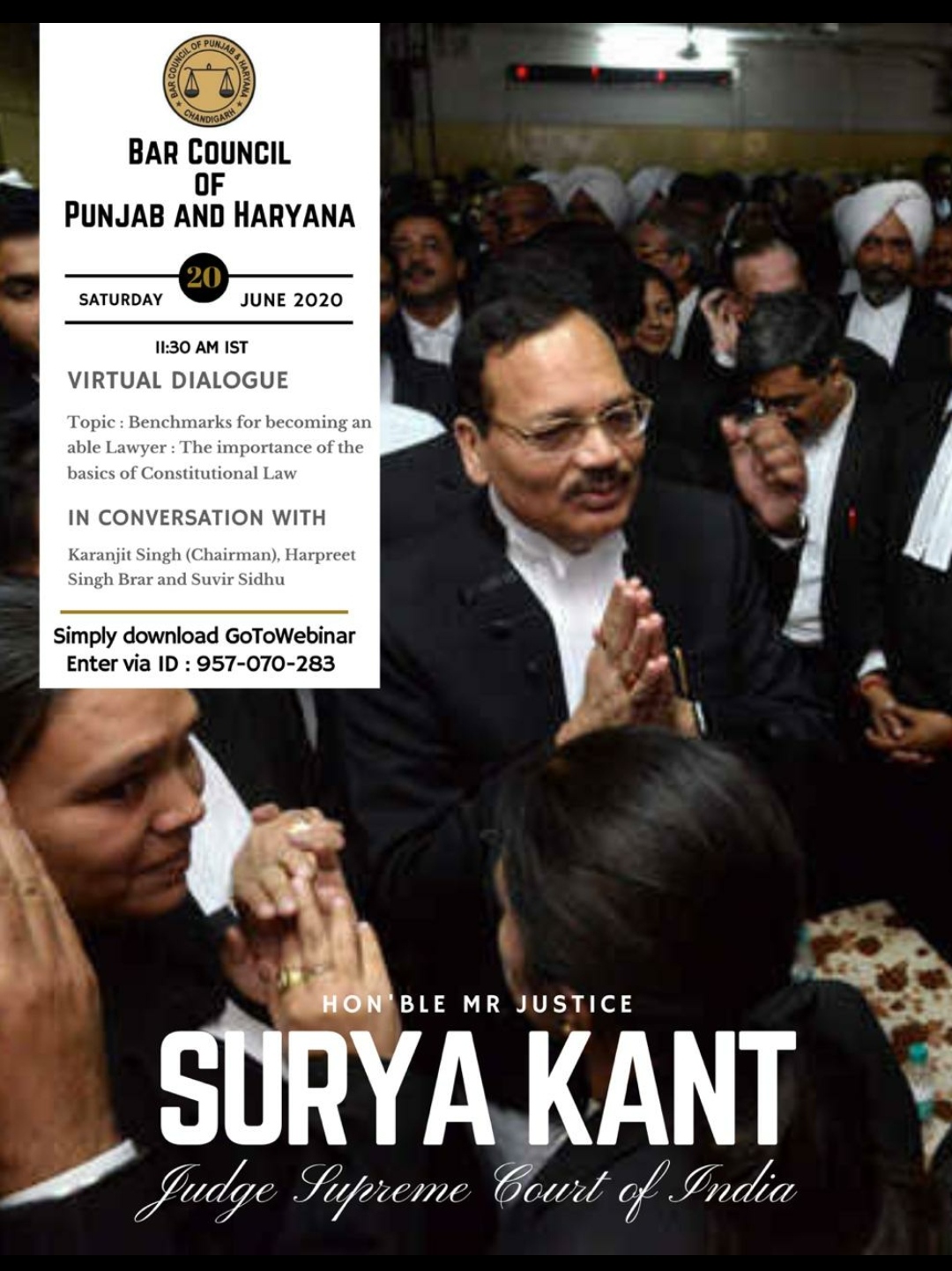 Bar Council of Punjab and Haryana Holds Webinar Bar Council of Punjab and Haryana Holds Webinar