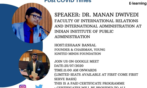 YIMF Webinar Series: India-US Relations [25th July]