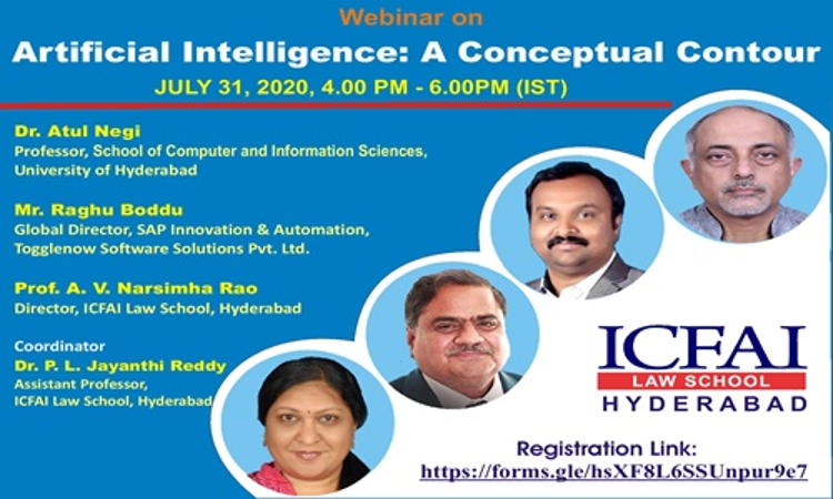 ICFAI Webinar Series: AI: A Conceptual Contour [31st July]