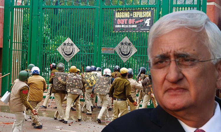 Jamia Violence: Police Cannot Become A Judge In Its Own Cause, Sr Adv Khurhsid Urges Delhi HC To Order Independent Probe Jamia Violence: Police Cannot Become A Judge In Its Own Cause, Sr Adv Khurhsid Urges Delhi HC To Order Independent Probe