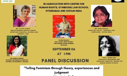 Quest-OXFAM-SLS Panel Discussion: Feminism [6th September]