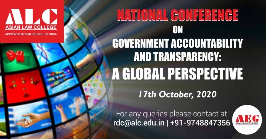 ALC National Conference: Government Accountability & Transparency [17th Oct; Noida]