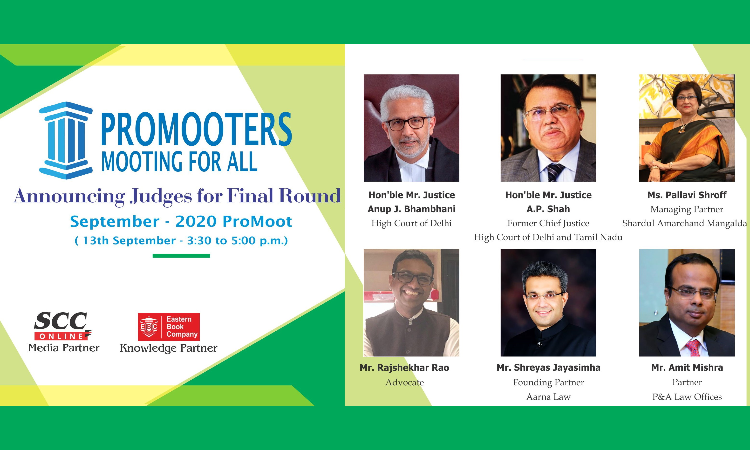 Judges For September ProMoot On Contract Law [12th-13th Sept]