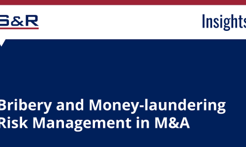 Bribery and Money-laundering Risk Management In M&A
