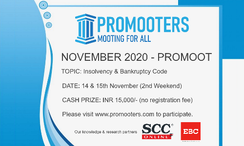 November ProMoot: Insolvency & Bankruptcy Code (14th-15th Nov)