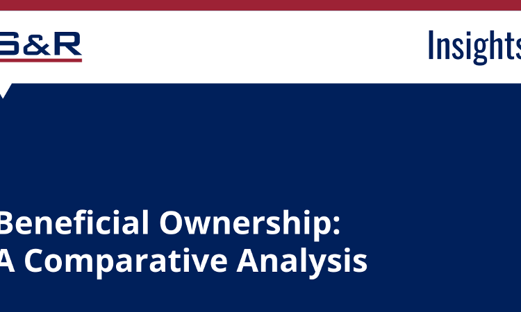 Beneficial Ownership: A Comparative Analysis Beneficial Ownership: A Comparative Analysis