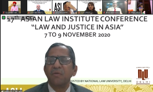 NLU-Delhi Hosts 17th Asian Law Institute (ASLI) Virtual Conference 2020