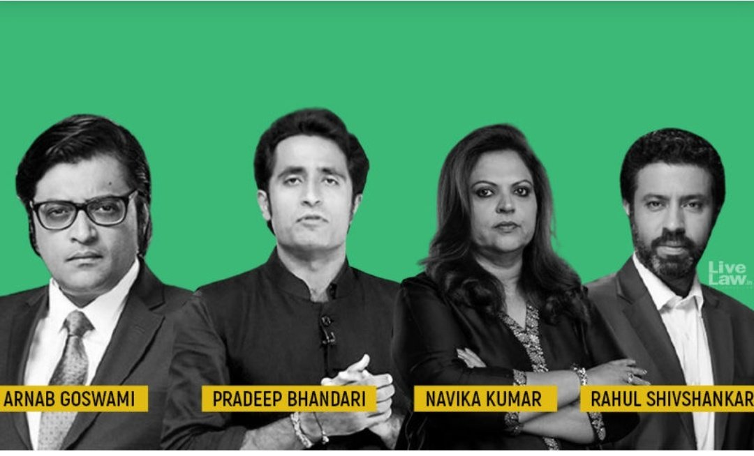 [Bollywood Producers Suit] TV Channels Cant Run Maligning Campaign : Delhi High Court Asks Republic TV, Times Now To Comply With Program Code