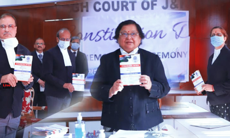 Jammu And Kashmir High Court Celebrates 71st Constitution Day; Organizes Webinar On Preamble To The Constitution Of India Jammu And Kashmir High Court Celebrates 71st Constitution Day; Organizes Webinar On Preamble To The Constitution Of India