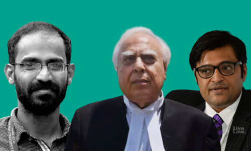 In Arnab Goswamis Case, Your Lordships Interfered When Bail Was Pending; Ill Rely On That : Sibal During Siddique Kappan Case In Arnab Goswamis Case, Your Lordships Interfered When Bail Was Pending; Ill Rely On That : Sibal During Siddique Kappan Case