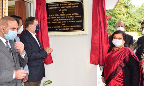 Chief Justice Gita Mittal Inaugurates Jammu & Kashmir International Arbitration Centre At Jammu