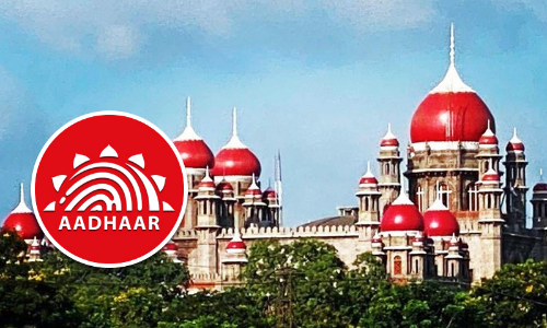 State Seeking Aadhaar Details A Clever Ploy: Telangana High Court Orders Deletion Of Aadhaar, Caste Details Clause From Properties Registration State Seeking Aadhaar Details A Clever Ploy: Telangana High Court Orders Deletion Of Aadhaar, Caste Details Clause From Properties Registration