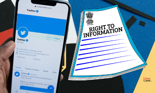 RTI and Government Twitter Account