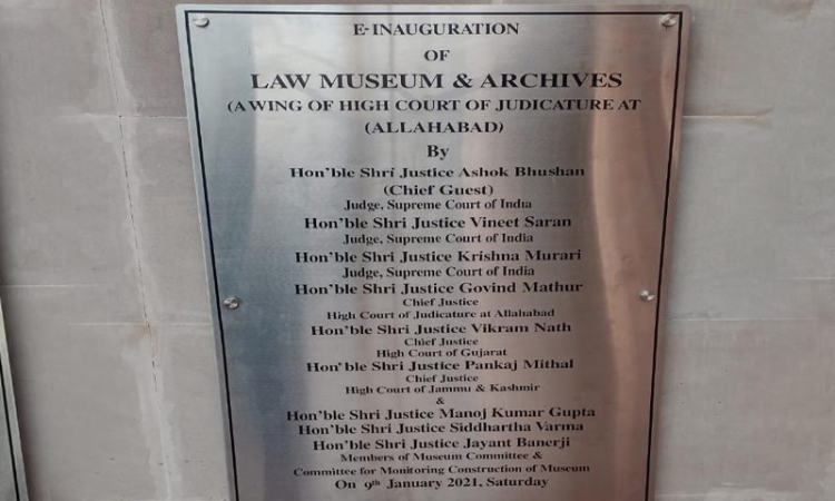 Allahabad High Court Inaugurates Law Museum, Archives; Installs Escalators At Premises Allahabad High Court Inaugurates Law Museum, Archives; Installs Escalators At Premises