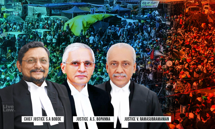 Breaking- Supreme Court Suspends Implementation Of Three farm Laws Until Further Orders Breaking- Supreme Court Suspends Implementation Of Three farm Laws Until Further Orders