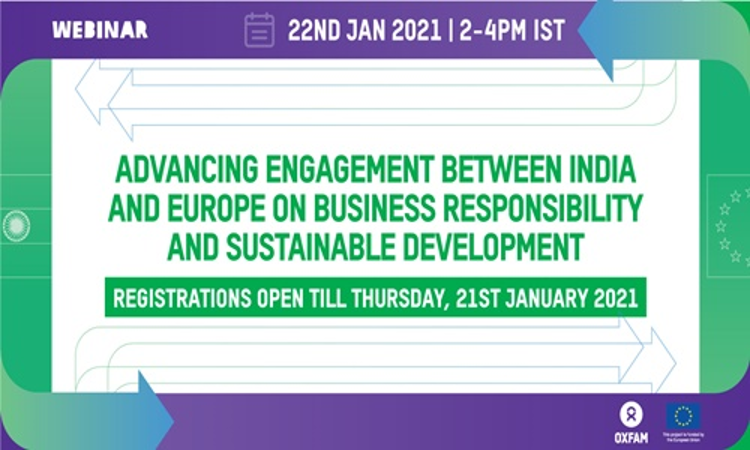Panel Discussion On Advancing Engagement Between India And Europe On Business Responsibility And Sustainable Development Panel Discussion On Advancing Engagement Between India And Europe On Business Responsibility And Sustainable Development