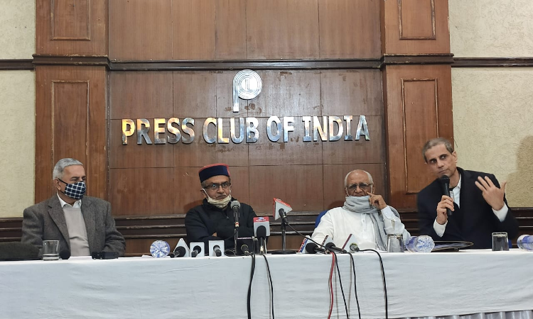 Raid On Mr. Mehmood Prachas Office Illegal, Says Justice Kolse Patil, Prashant Bhushan And Sr Advocate CU Singh Raid On Mr. Mehmood Prachas Office Illegal, Says Justice Kolse Patil, Prashant Bhushan And Sr Advocate CU Singh