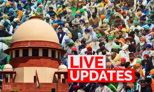 Farm Laws And Farmers Protest: Supreme Court Hearing- Live updates